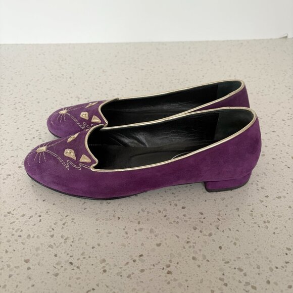 Browns Couture - Purple suede cat shoes - Picture 4 of 12